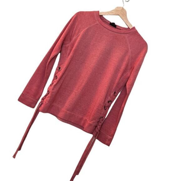 Ana Sweatshirt with Braided Side Detail Size Small‎ - Picture 1 of 13